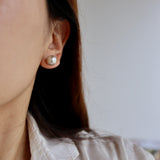 classic pearl stud pierce