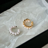 twist pearl ear cuff