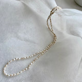 thin pearl necklace