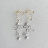 pearl bowknot pierce