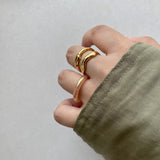 w wave ring