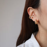 twist pearl ear cuff
