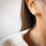 french braid pierce & earring