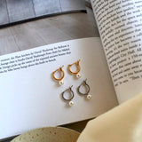 mini pearl hoop pierce