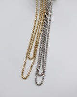 long ball chain necklace