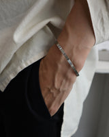 simple winding stainless bangle（stainless steel）
