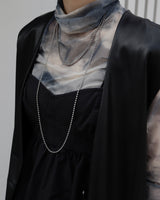 long ball chain necklace