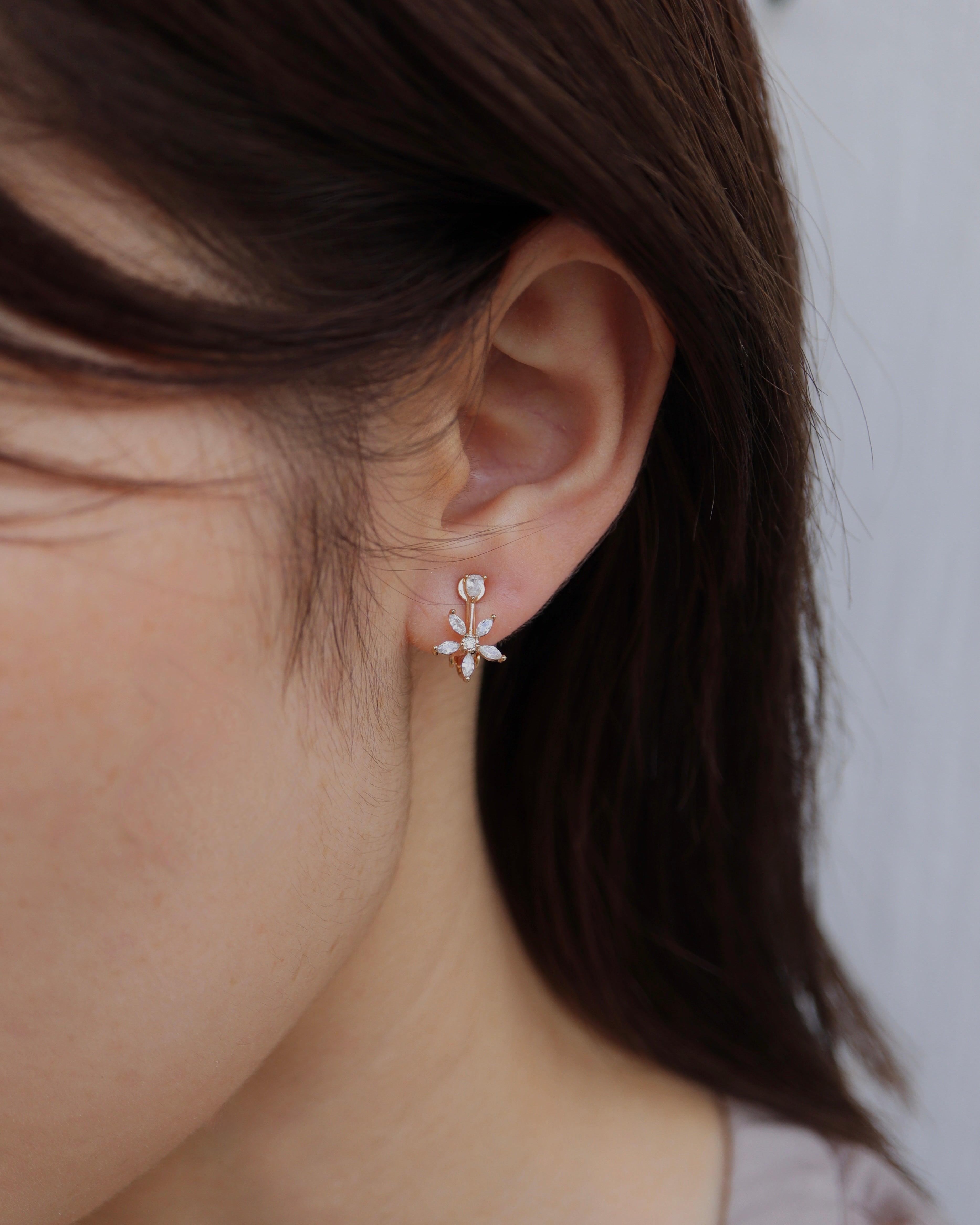 zir fleur pierce & earring – beller