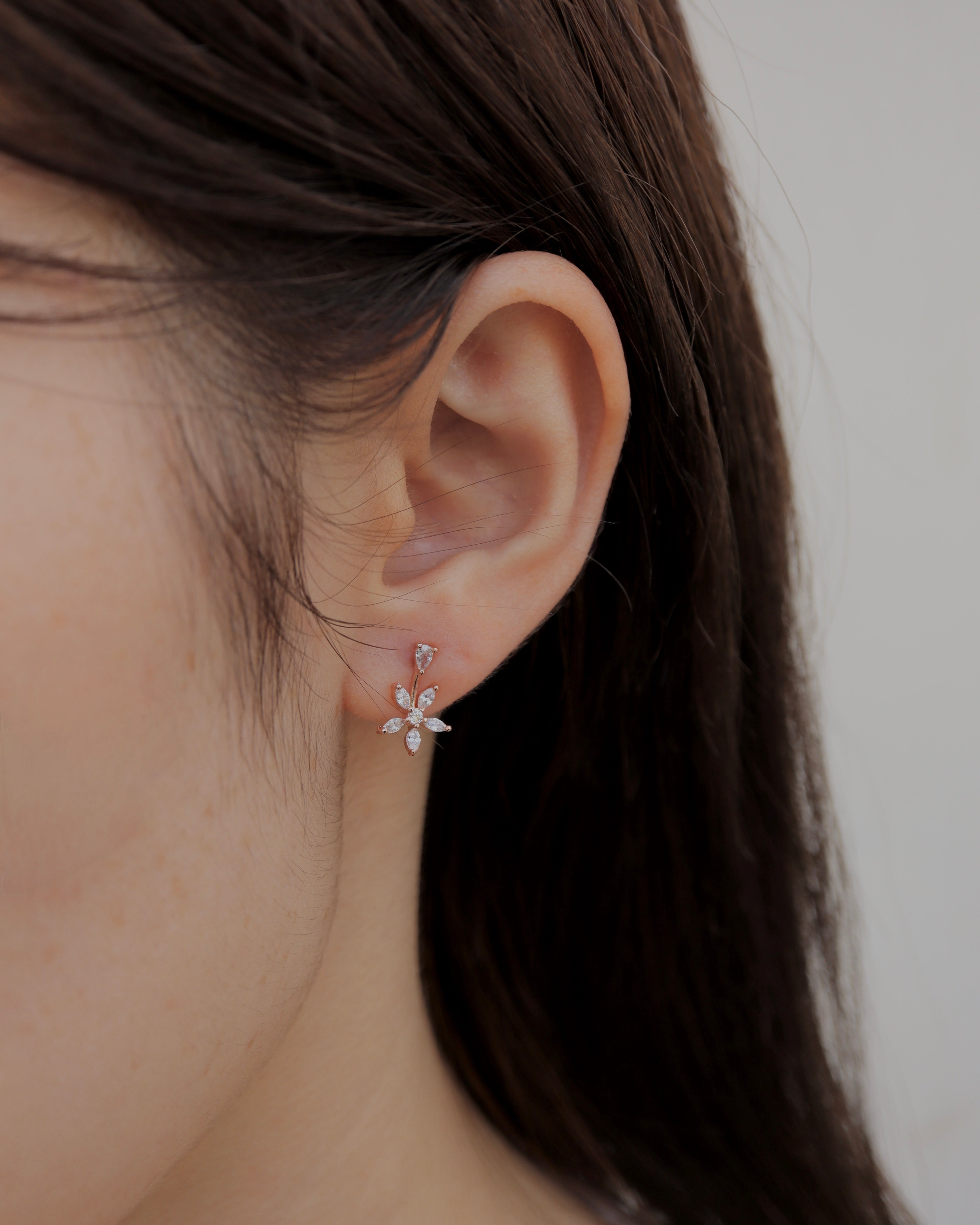 zir fleur pierce & earring – beller
