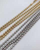 long ball chain necklace