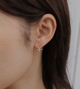 zir fleur pierce & earring