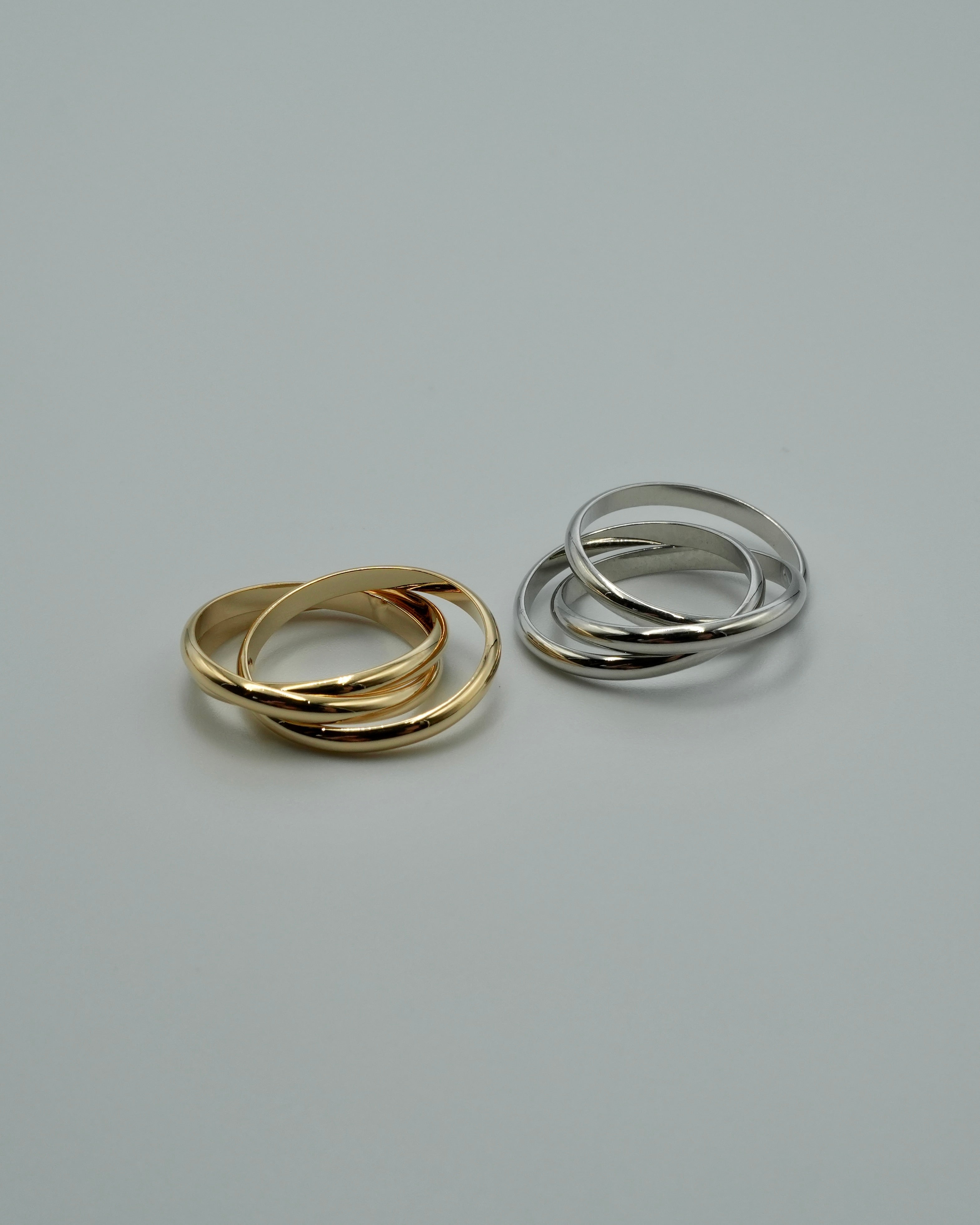 アクセサリー TRES Layered Ring silver925］Layered Ring (Gold×Silver) – TRES