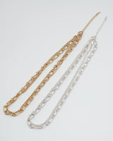 matte triple necklace