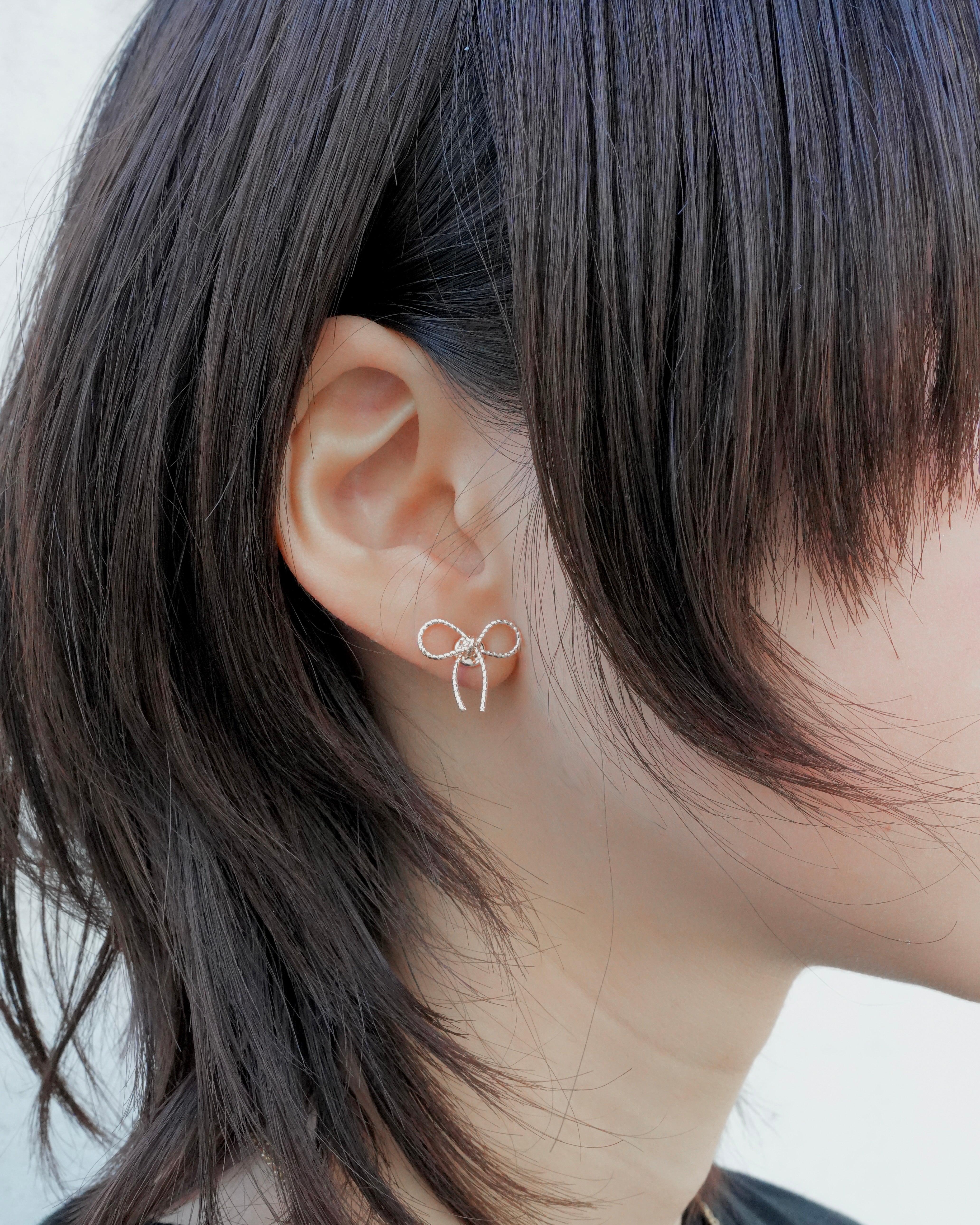 magnet ribbon earring - beller