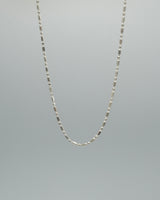 crystal chain necklace (silver925)