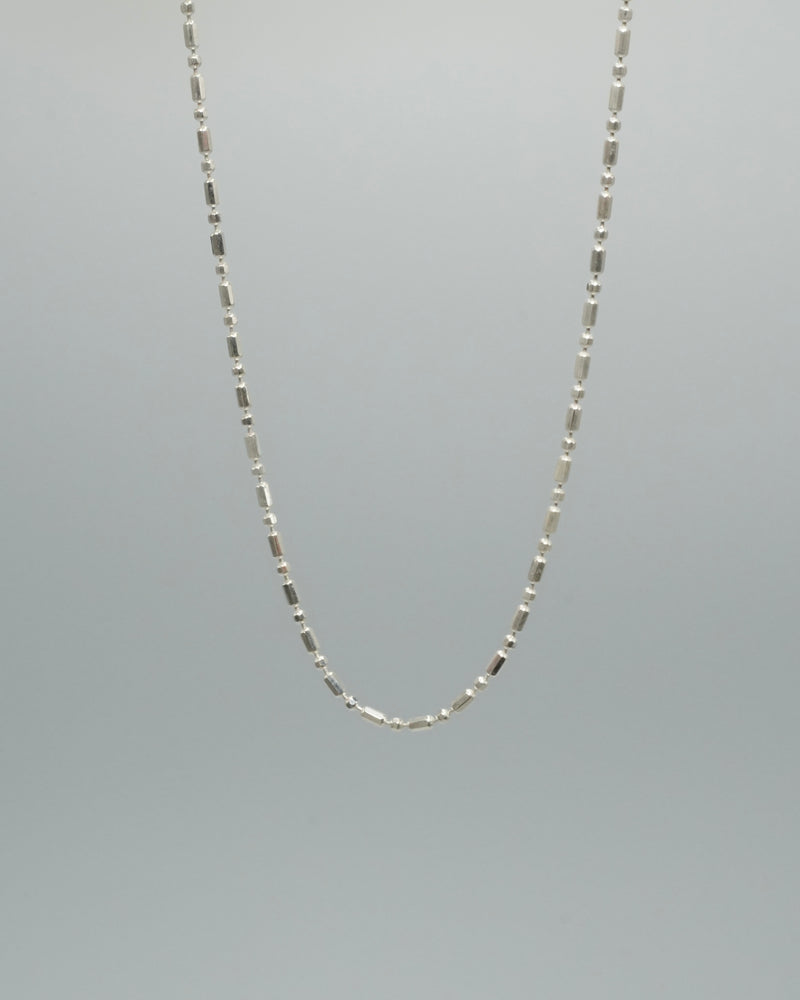 crystal chain necklace (silver925)