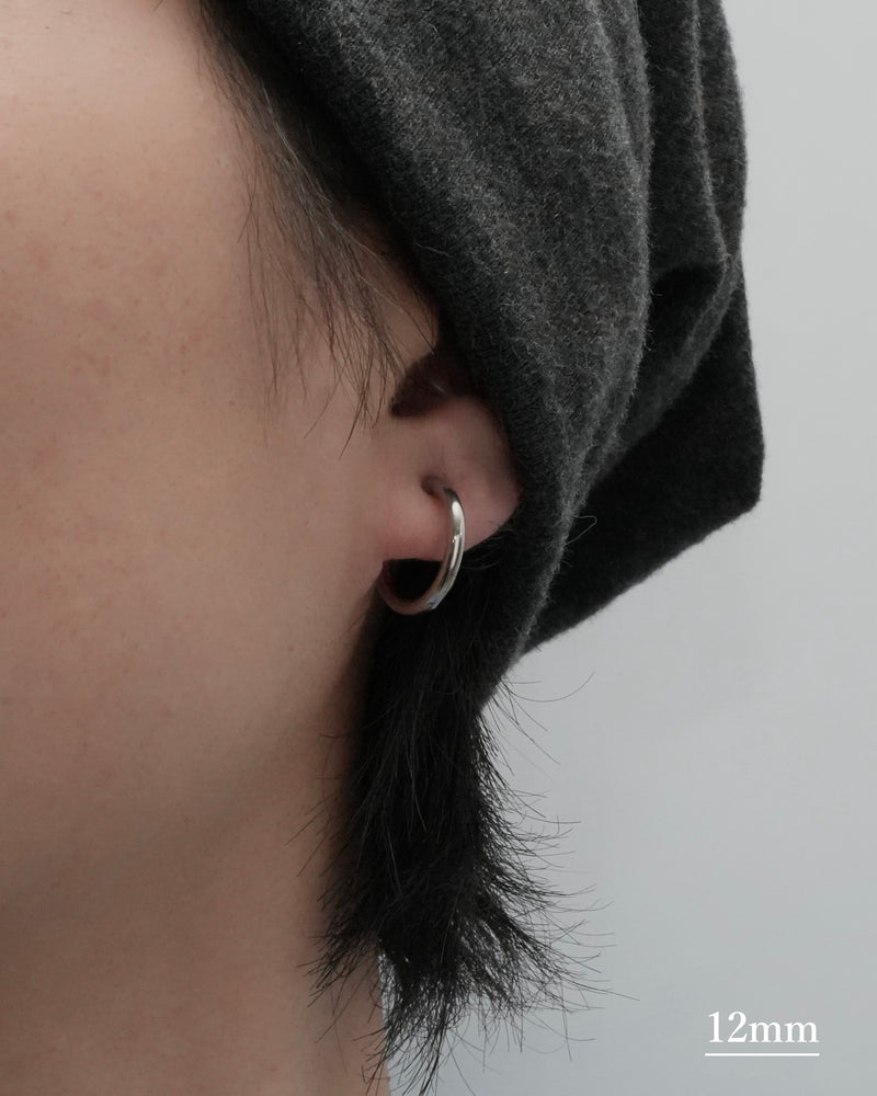 minimal hoop earring（stainless steel）