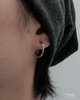 minimal hoop earring（stainless steel）