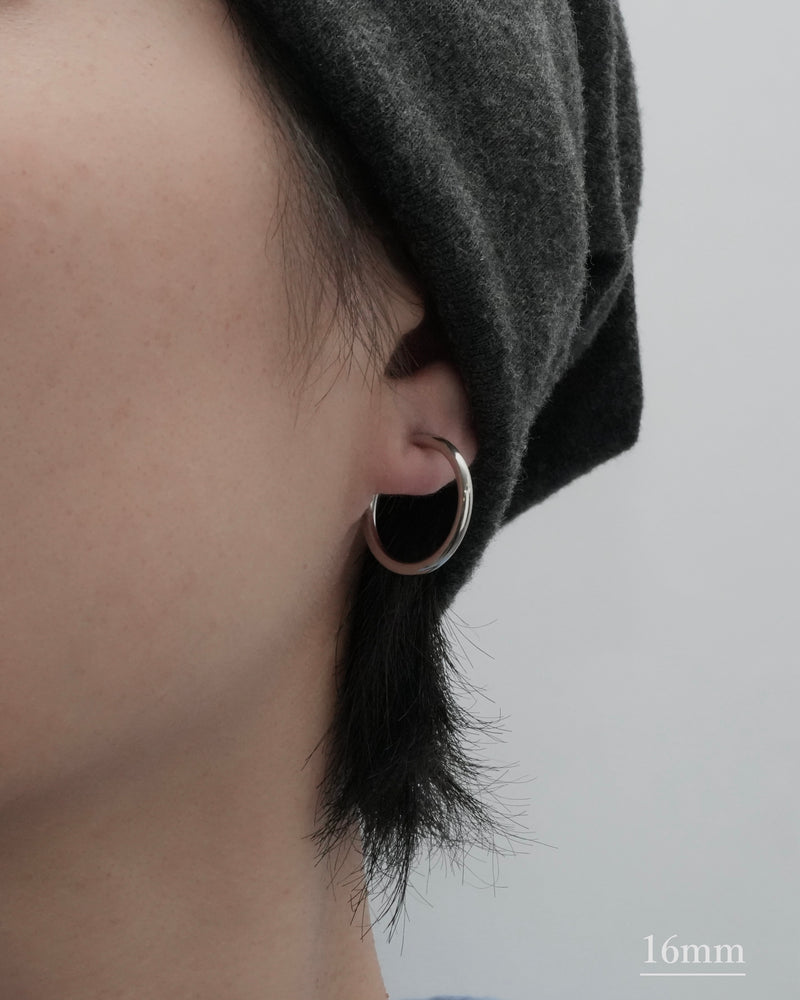 minimal hoop earring（stainless steel）