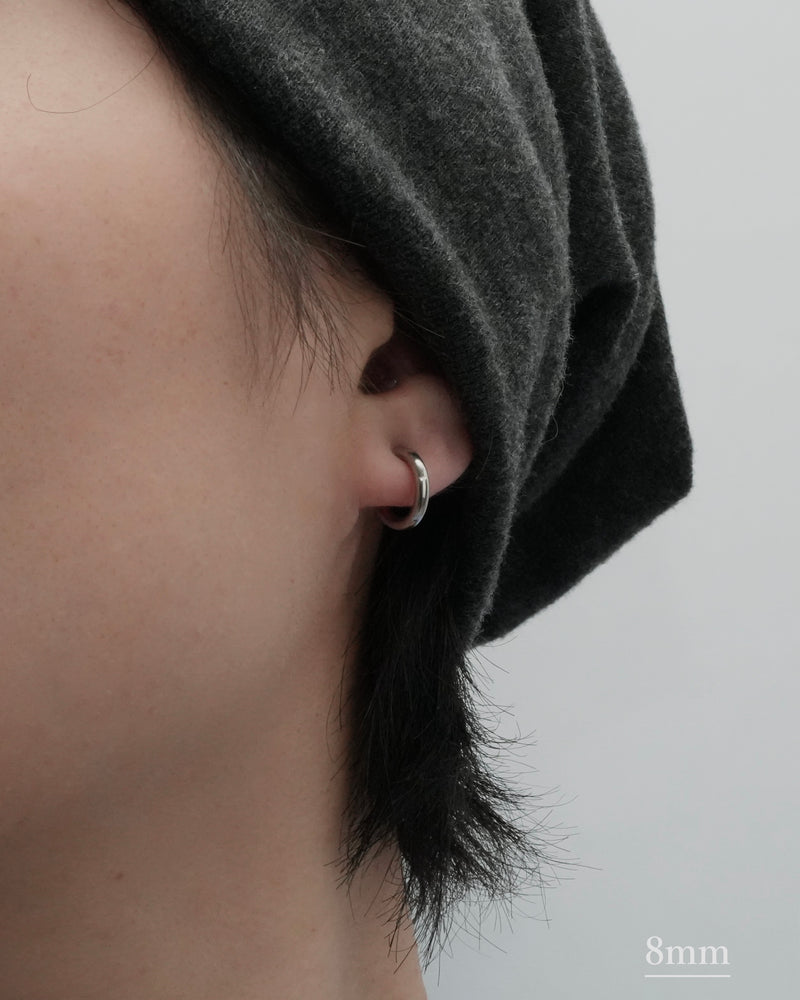 minimal hoop earring（stainless steel）
