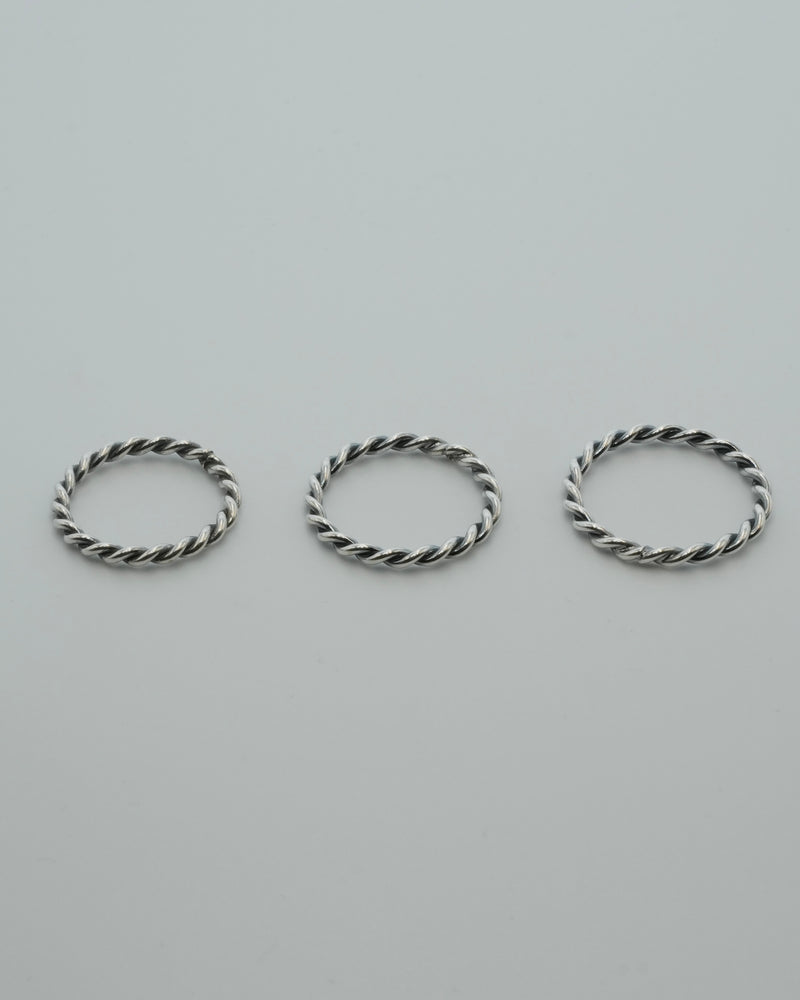 twisted rope ring（silver925）