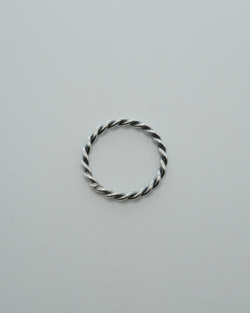 twisted rope ring（silver925）