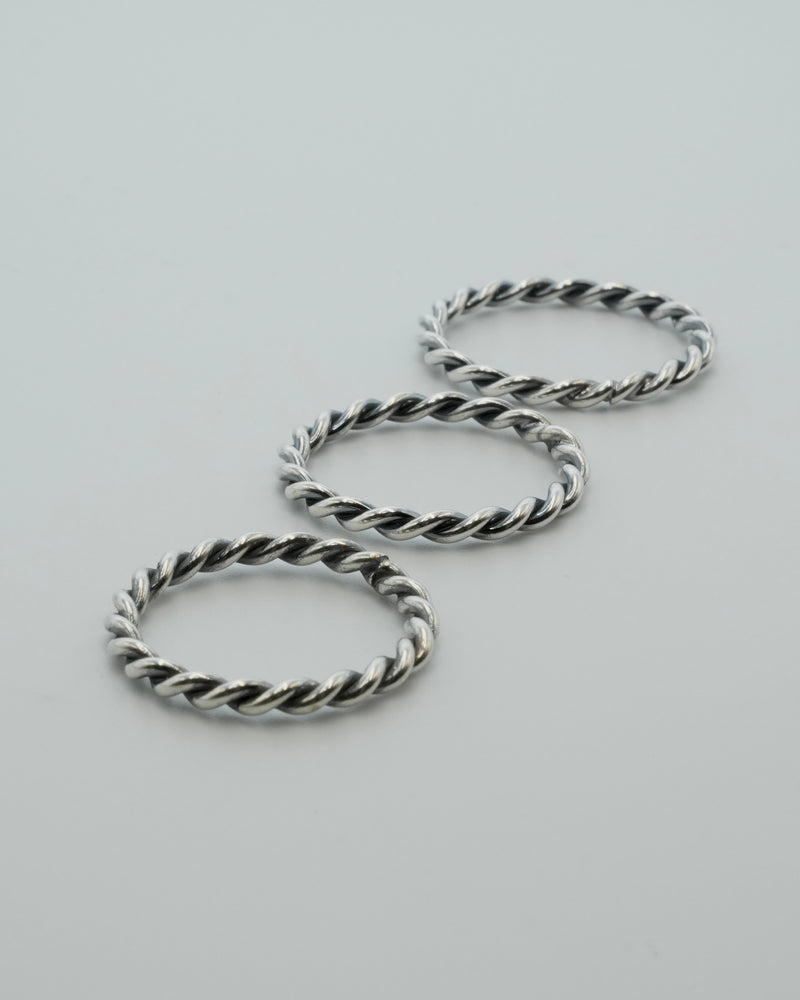 twisted rope ring（silver925）