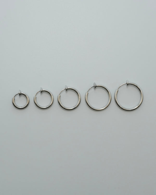minimal hoop earring（stainless steel）