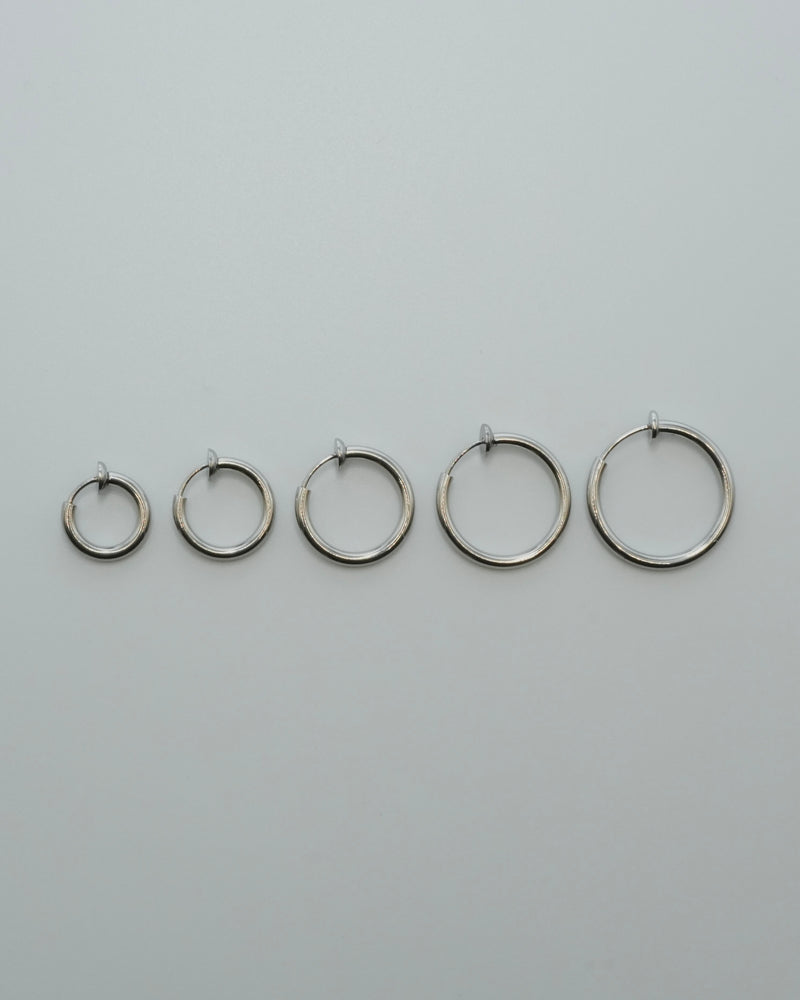 minimal hoop earring（stainless steel）