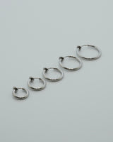 minimal hoop earring（stainless steel）