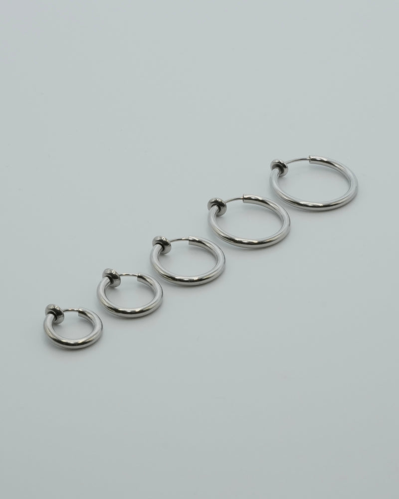 minimal hoop earring（stainless steel）