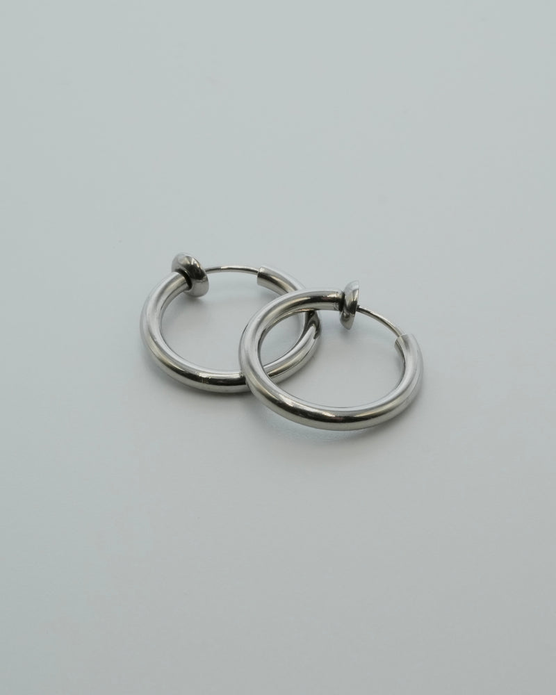 minimal hoop earring（stainless steel）
