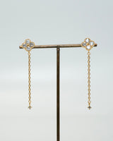 clover chain magnetic earring