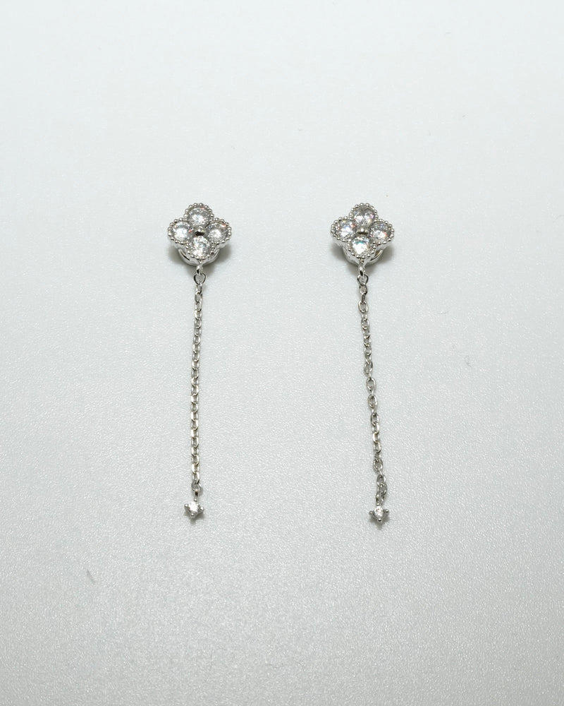 clover chain magnetic earring