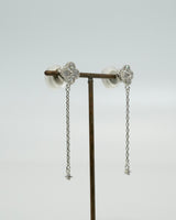 clover chain magnetic earring