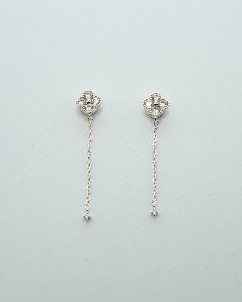 clover chain magnetic earring