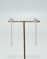 clover chain magnetic earring