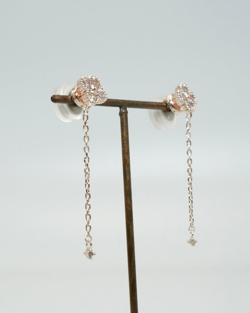 clover chain magnetic earring