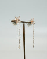 butterfly chain magnetic earring