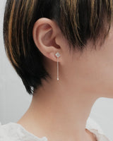 clover chain magnetic earring