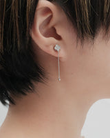 clover chain magnetic earring