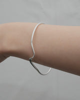 mat wave cuff bangle