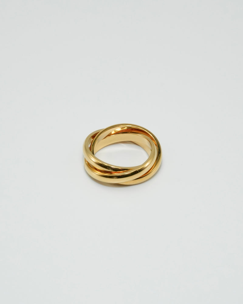 triple union stainless ring - beller