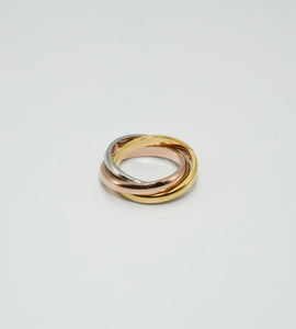 triple union stainless ring