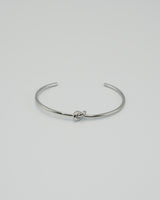knot stainless bangle (stainless steel)