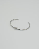 knot stainless bangle (stainless steel)