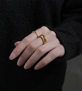 smooth volume stainless ring (stainless steel)