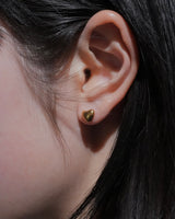 plump heart stainless pierce (stainless steel)