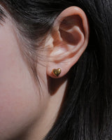 plump heart stainless pierce (stainless steel)