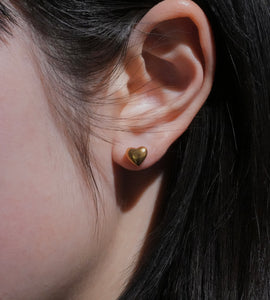 plump heart stainless pierce (stainless steel)
